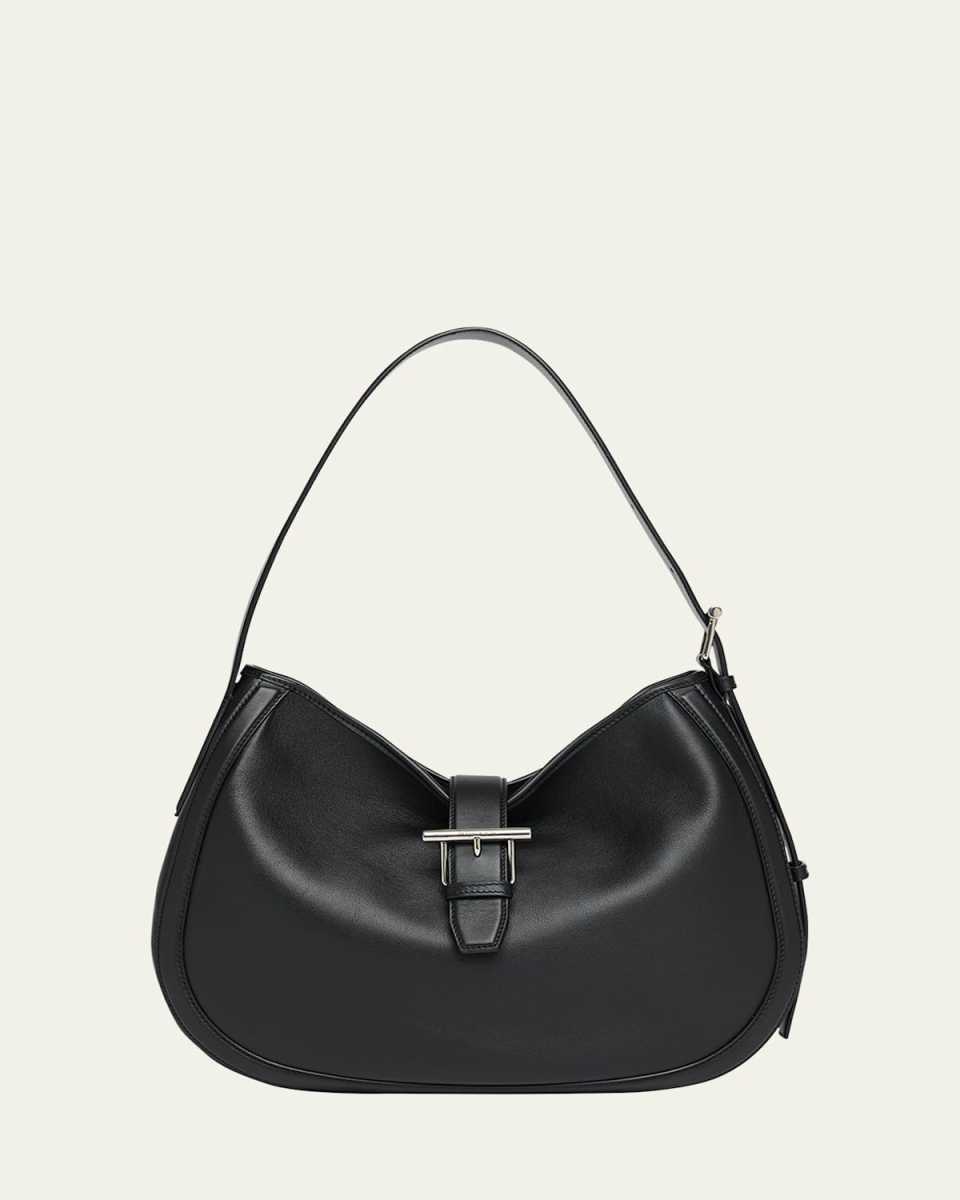 T-Bar Leather Shoulder Bag